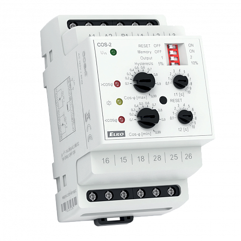 Реле контроля коэффициента мощности COS-2